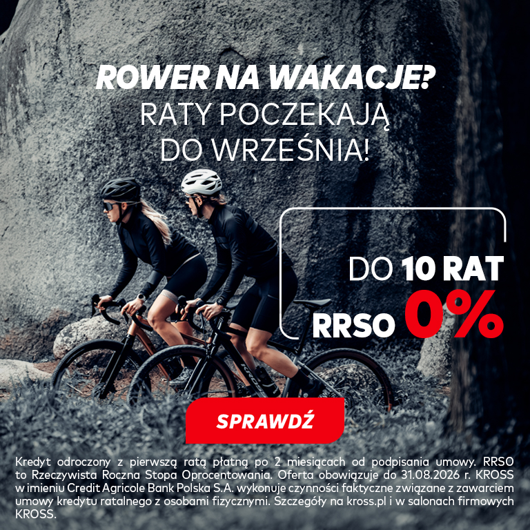 Rower Na Wakacje Raty Poczekają Do Września Do 10 Rat RRSO 0% Rower Na Wakacje Raty Poczekają Do Września Do 10 Rat RRSO 0%