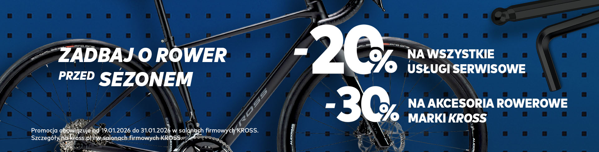 Zadbaj o rower przed sezonem w Salonach Firmowych KROSS Zadbaj o rower przed sezonem w Salonach Firmowych KROSS