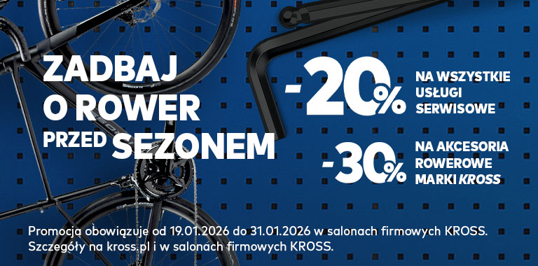 Zadbaj o rower przed sezonem w Salonach Firmowych KROSS Zadbaj o rower przed sezonem w Salonach Firmowych KROSS