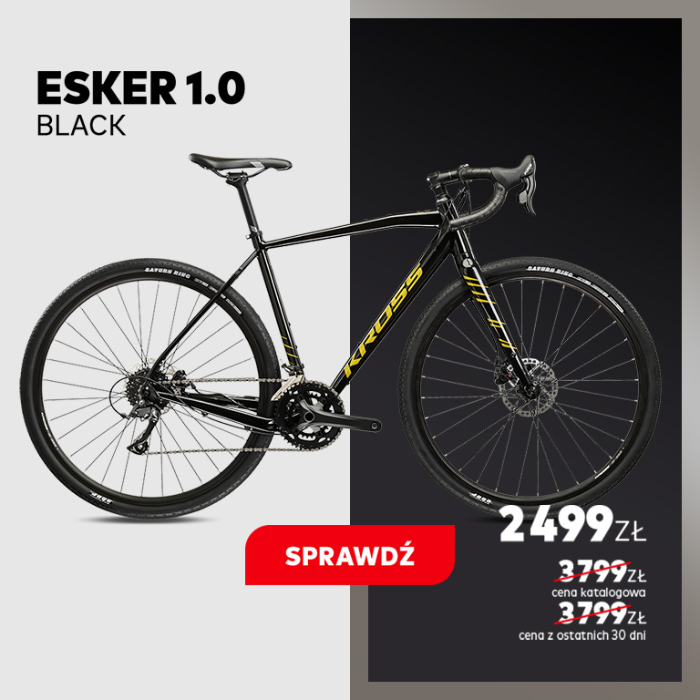  ESKER 1.0 BLACK dostępny tylko na KROSS.pl i w Salonach Firmowych KROSS