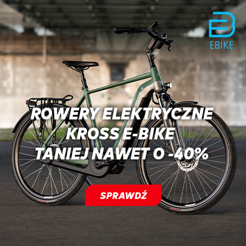 Rowery elektryczne KROSS EBIKE w promocji? Tak! Taniej nawet o -40%