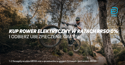 Kup KROSS EBIKE z ubezpieczeniem w pakiecie 