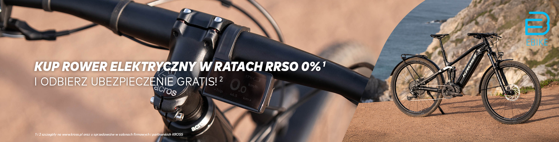 Kup ebike w ratach RRSO 0% i odbierz ubezpieczenie gratis!