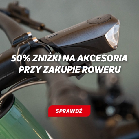 50% zniżki na odzież i akcesoria przy zakupie roweru? Tylko w KROSS!