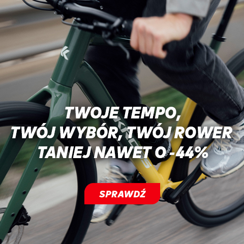 Konwencjonalne rowery KROSS w promocji? Tak! Taniej nawet o -44%