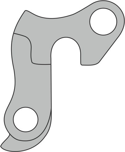 Hak przerzutki rowerowej DP-57