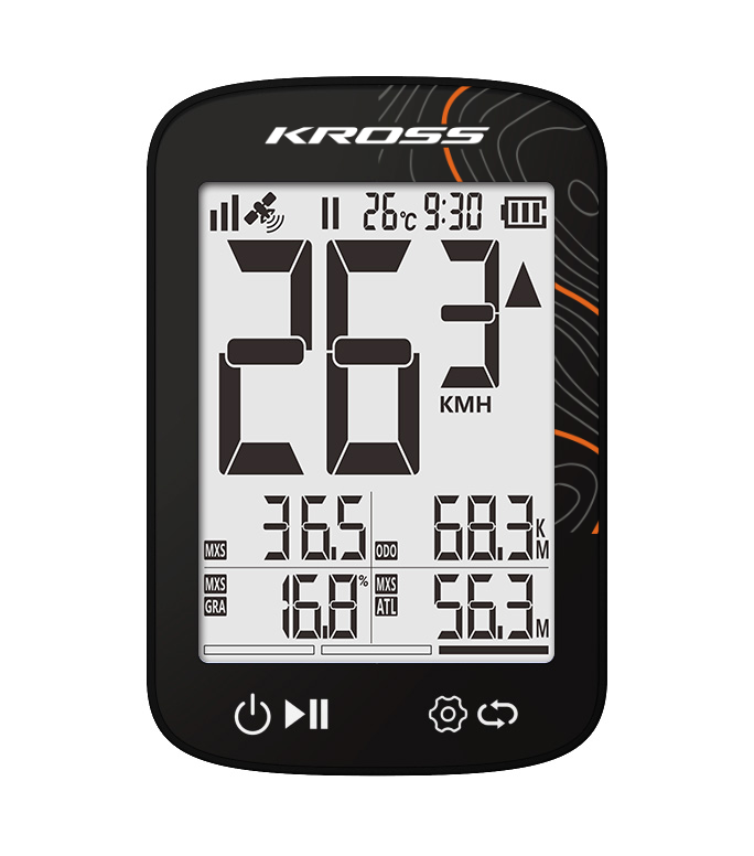 Licznik rowerowy KRC 426 GPS