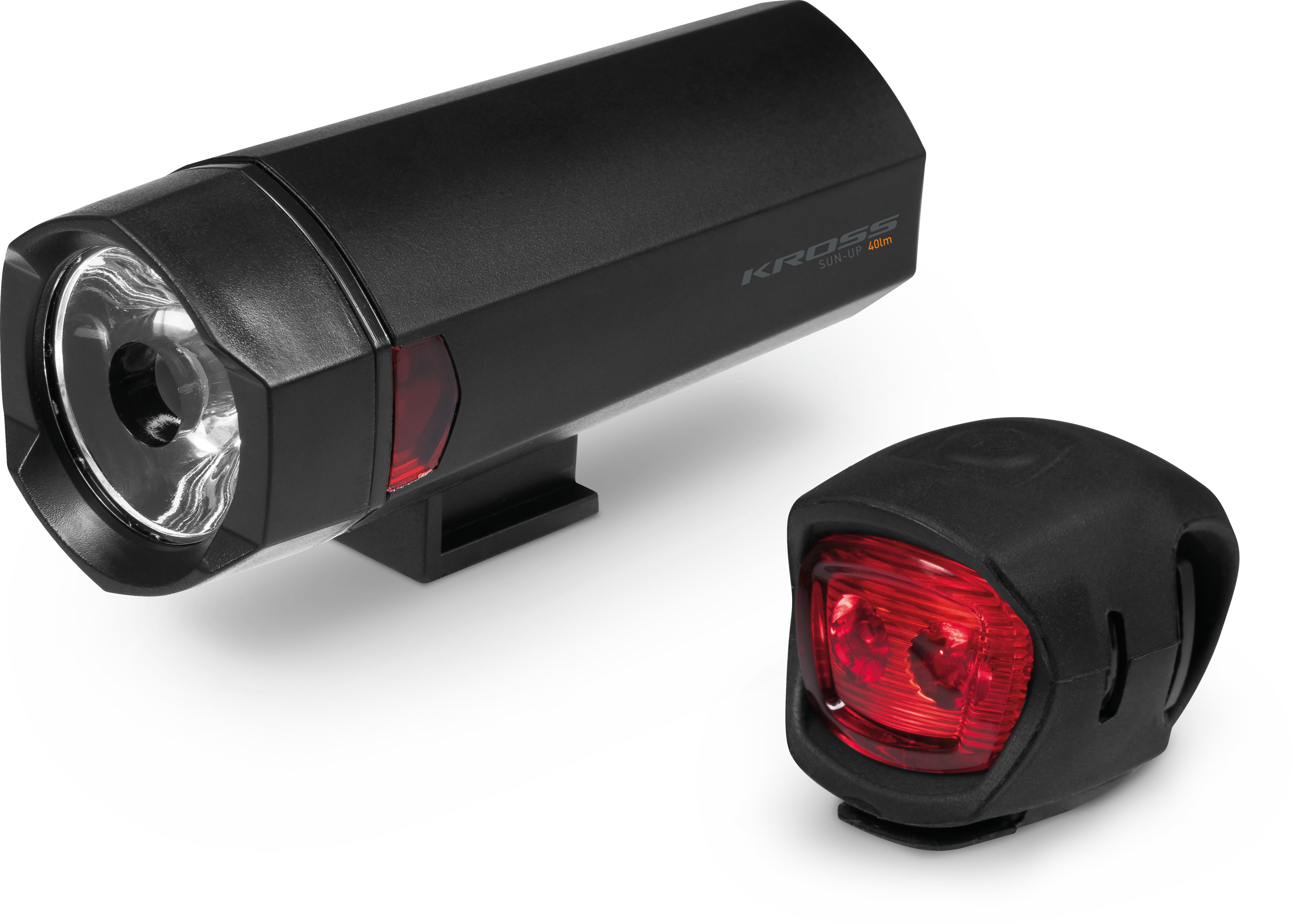 Zestaw lampek rowerowych SUN-UP SET