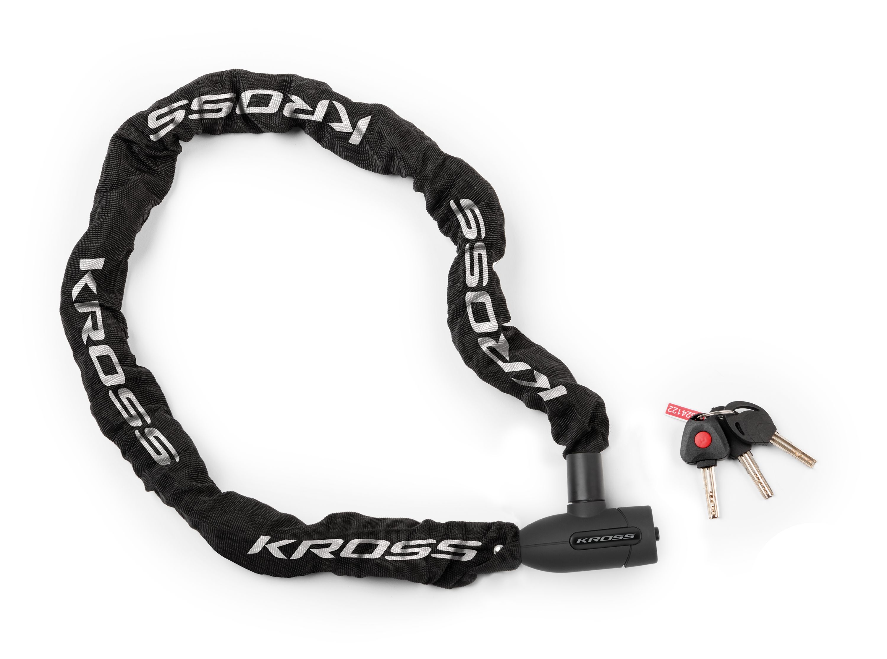 Zapięcie rowerowe łańcuch na klucz KZL 500 5x5x800 mm