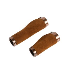 Chwyty rowerowe zamszowe SUMAC 137+100 MM