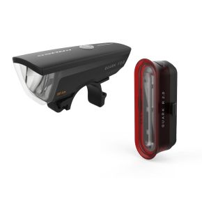 Zestaw lampek rowerowych QUARK SET 2.0 80/7 lm