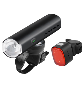 Zestaw lampek rowerowych BLAST SET 1500/50 lm