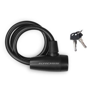 Zapięcie rowerowe linka na klucz KZK 80S 10x800 mm