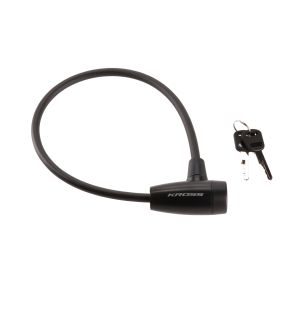 Zapięcie rowerowe linka na klucz KZK 60S 10x600 mm