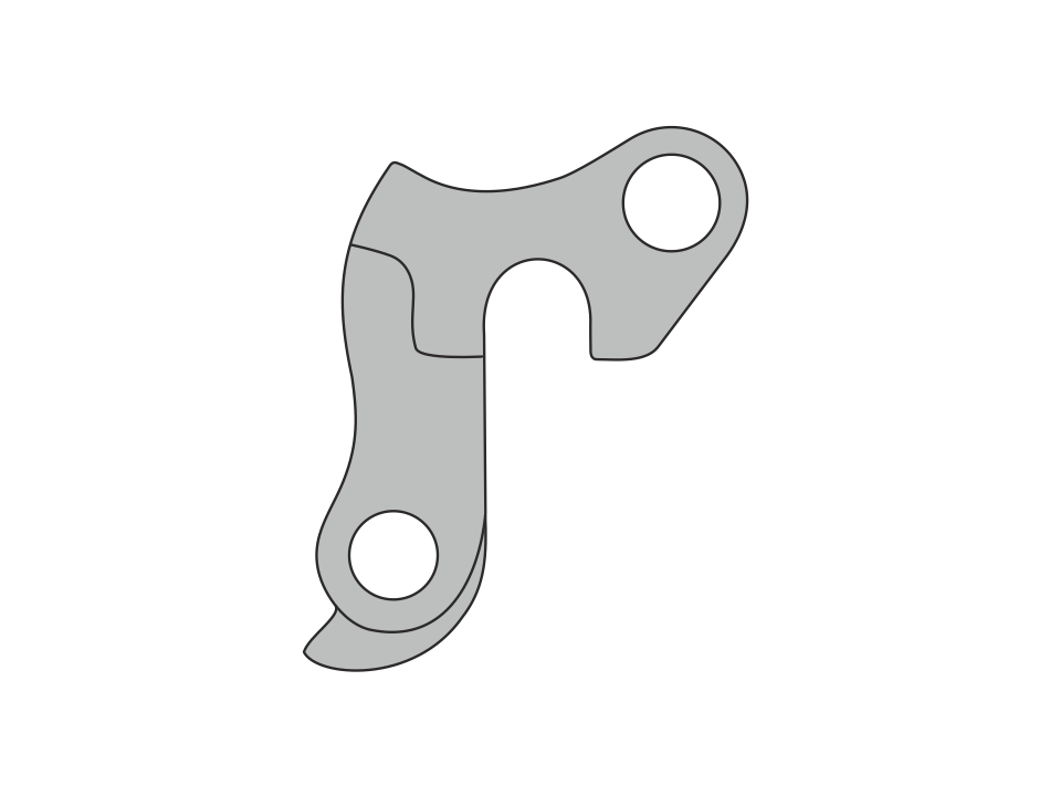 Hak przerzutki rowerowej DP-57