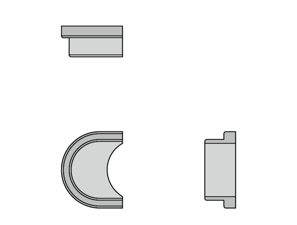 Adapter rowerowy regulacji tylnej osi FlipChip Prawy