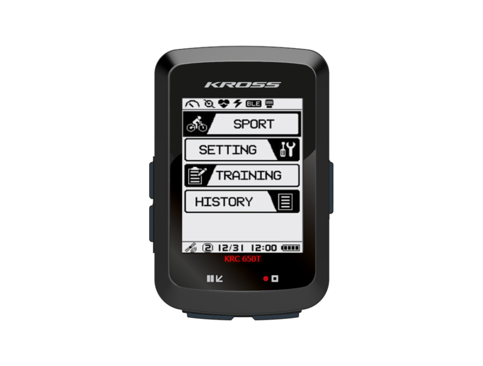 Licznik rowerowy KRC 650 TRACK GPS
