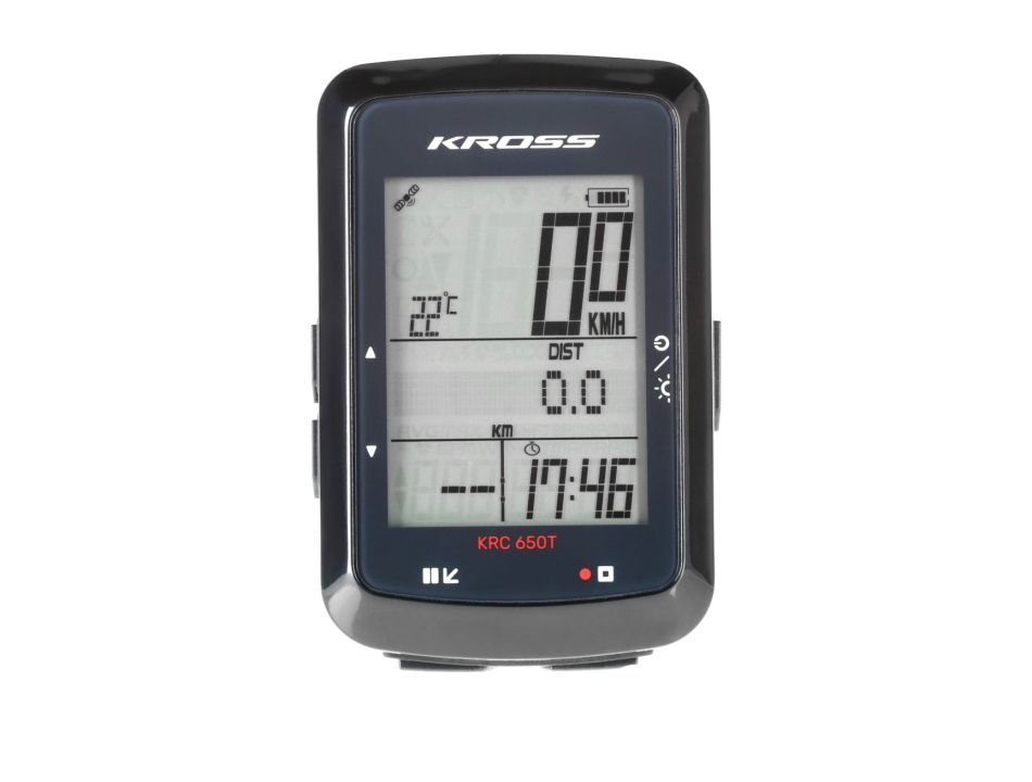 Licznik rowerowy KRC 650 TRACK GPS