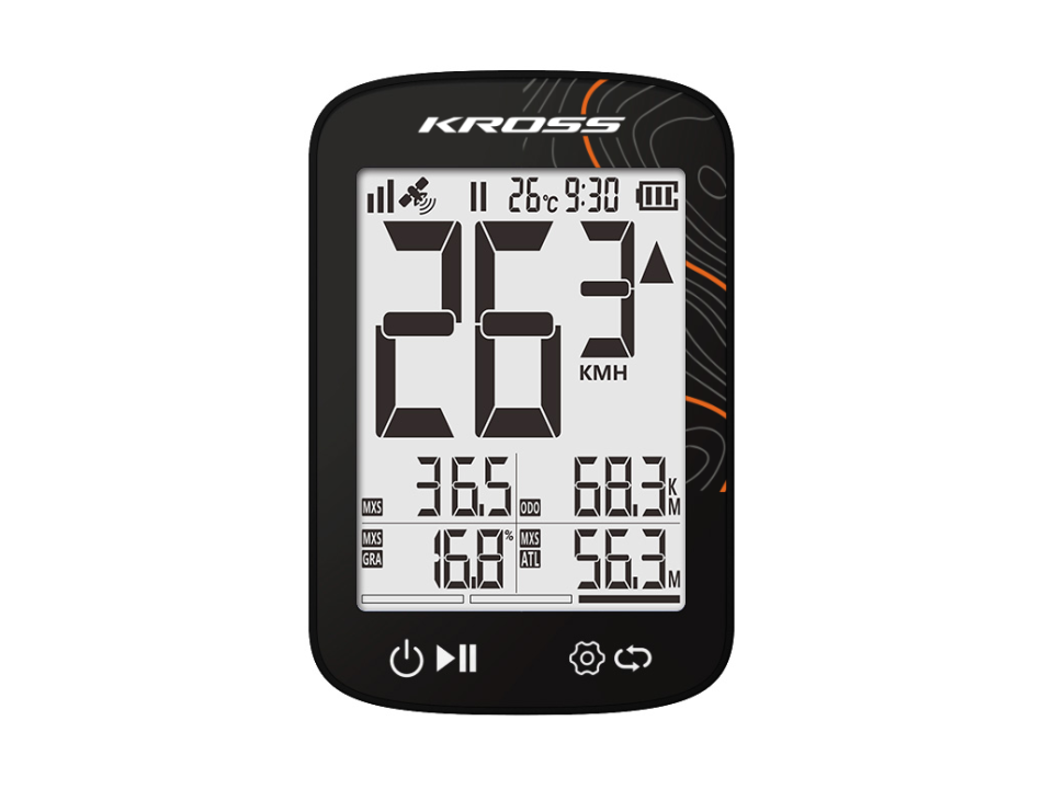 Licznik rowerowy KRC 426 GPS