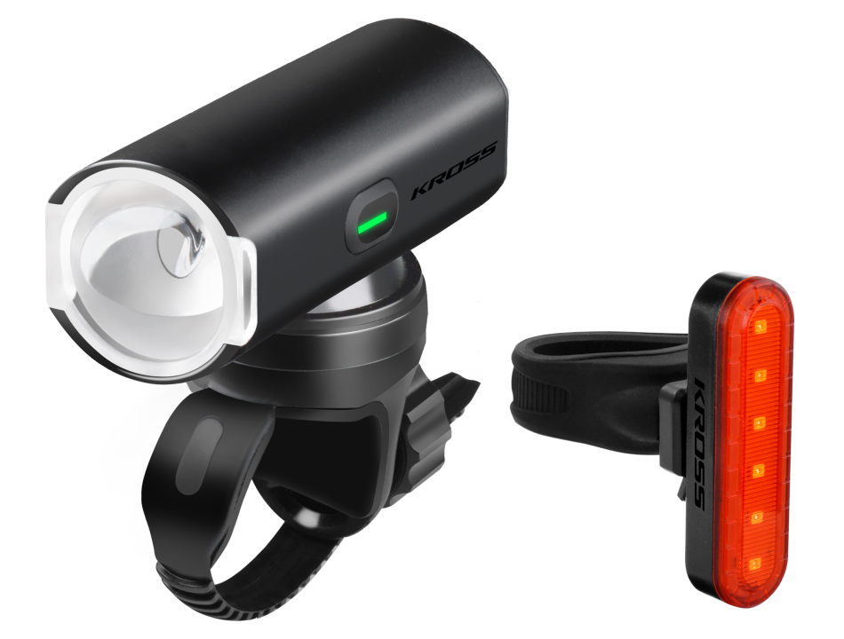 Zestaw lampek rowerowych PHOTON SET 500/10 lm Zestaw lampek rowerowych PHOTON SET 500/10 lm