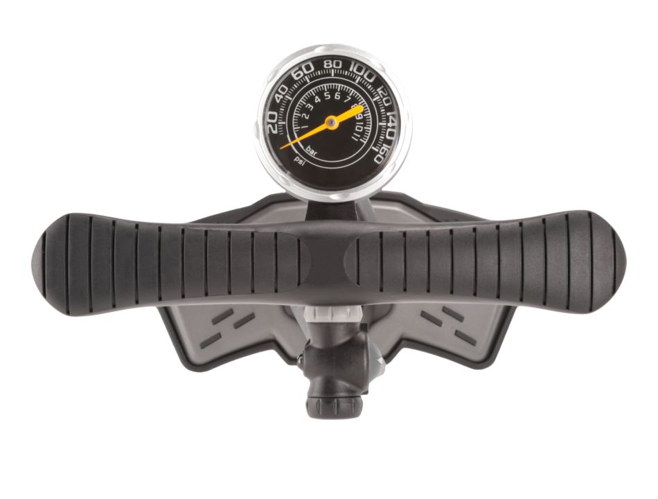 Pompka rowerowa serwisowa z manometrem HURRICANE 160 PSI