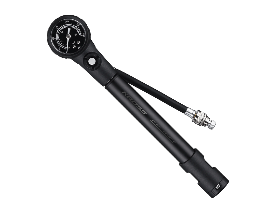 Pompka rowerowa DUALFORCE 300 PSI do amortyzatorów
