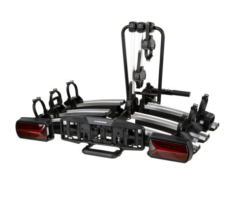 Bagażnik samochodowy na hak E-FOLD 3 PRO LED na 3 rowery