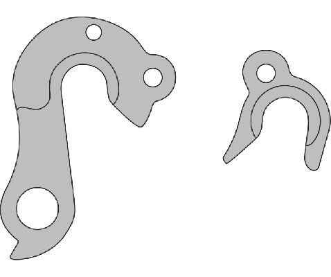 Hak przerzutki rowerowej DP-45