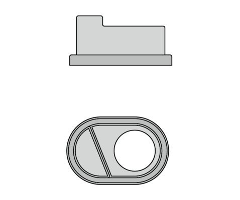 Adapter rowerowy regulacji tylnej osi FlipChip Lewy