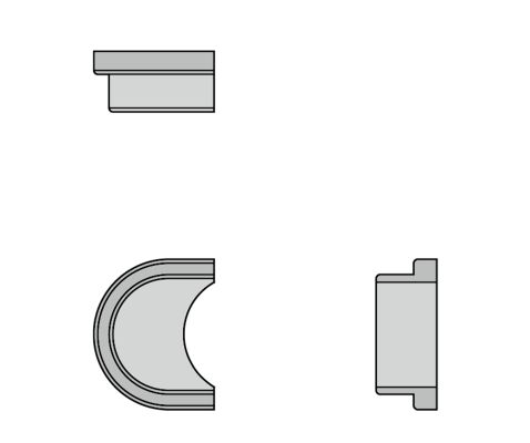 Adapter rowerowy regulacji tylnej osi FlipChip Prawy