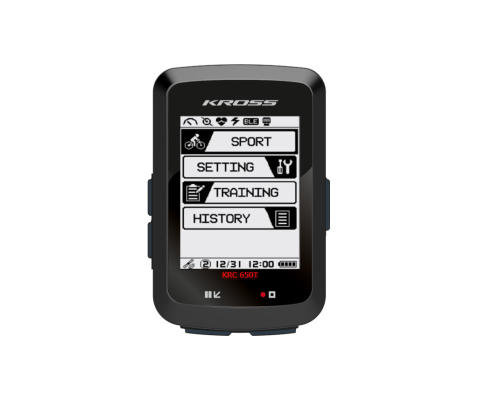 Licznik rowerowy KRC 650 TRACK GPS
