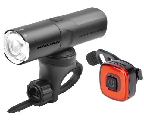 Zestaw lampek rowerowych DAZZLING SET 800/30 lm