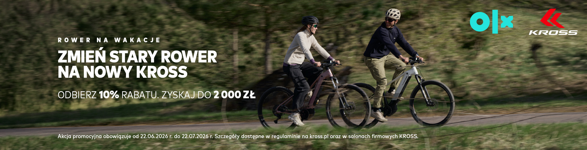Zmień stary rower na nowy KROSS odbierz 10% rabatu