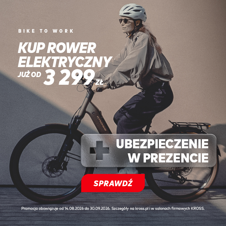 Kup KROSS E-BIKE i odbierz ubepzieczenie gratis!