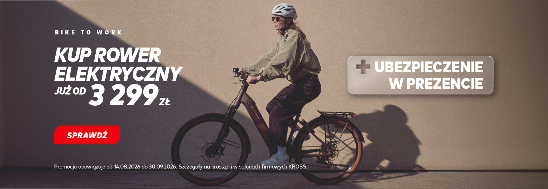 Kup KROSS E-BIKE i odbierz ubepzieczenie gratis!