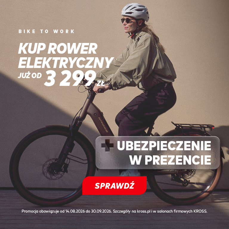 Kup KROSS E-BIKE i odbierz ubepzieczenie gratis!