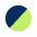 granatowy limonkowy