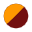 pomarańczowy bordowy